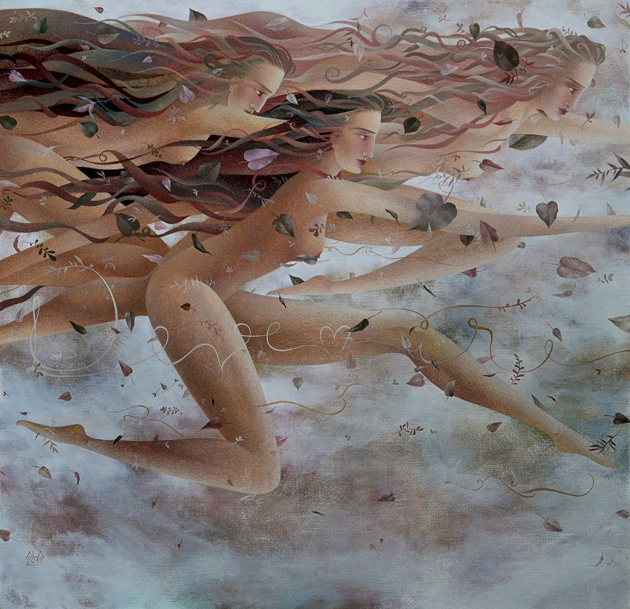 Acrylic painting on canvas